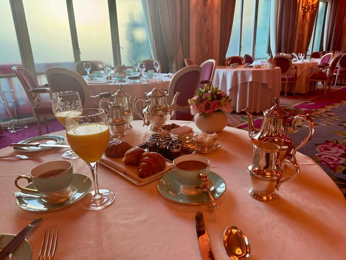 Fine dining experience at the Ritz
